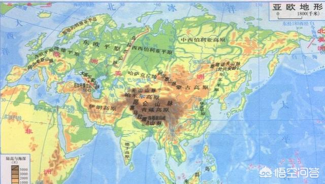 地图上看，欧洲和亚洲明明就是完整的一大块，为什么要分成两个洲？