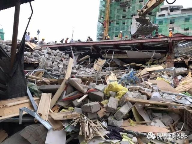 柬埔寨西港大樓塌陷 已造成18人死亡24人受傷，中資承建商被捕