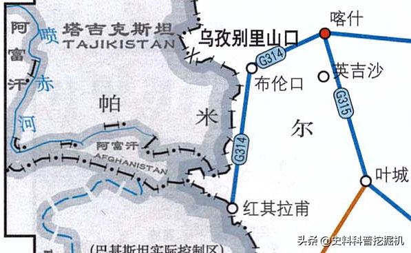 中国与阿富汗接壤，边境线却少得可怜，简直是一夫当关万夫莫开