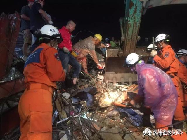 柬埔寨西港大樓塌陷 已造成18人死亡24人受傷，中資承建商被捕