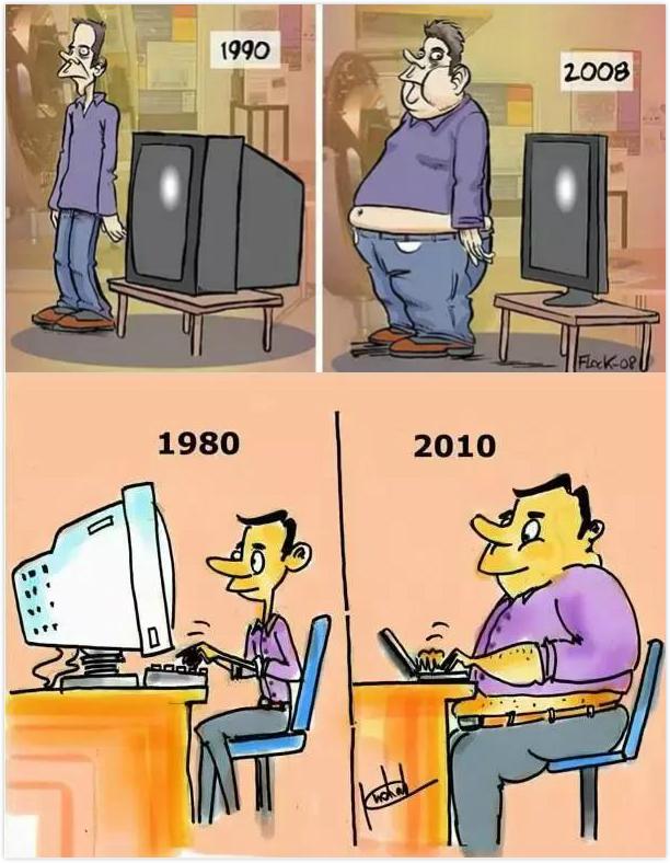 一组过去 VS 现在的对比漫画，看懂的都老了