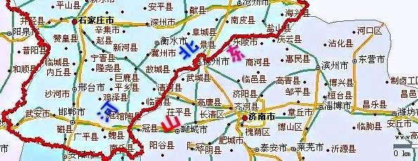 冀鲁交界的河北馆陶县地理演变